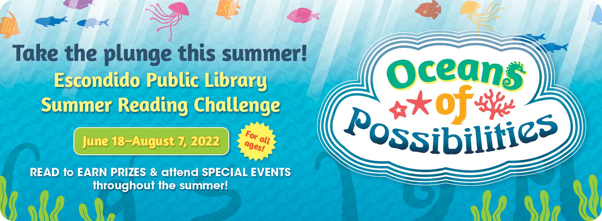 Oceans of Possibilities- 2022 Summer Reading Challenge
