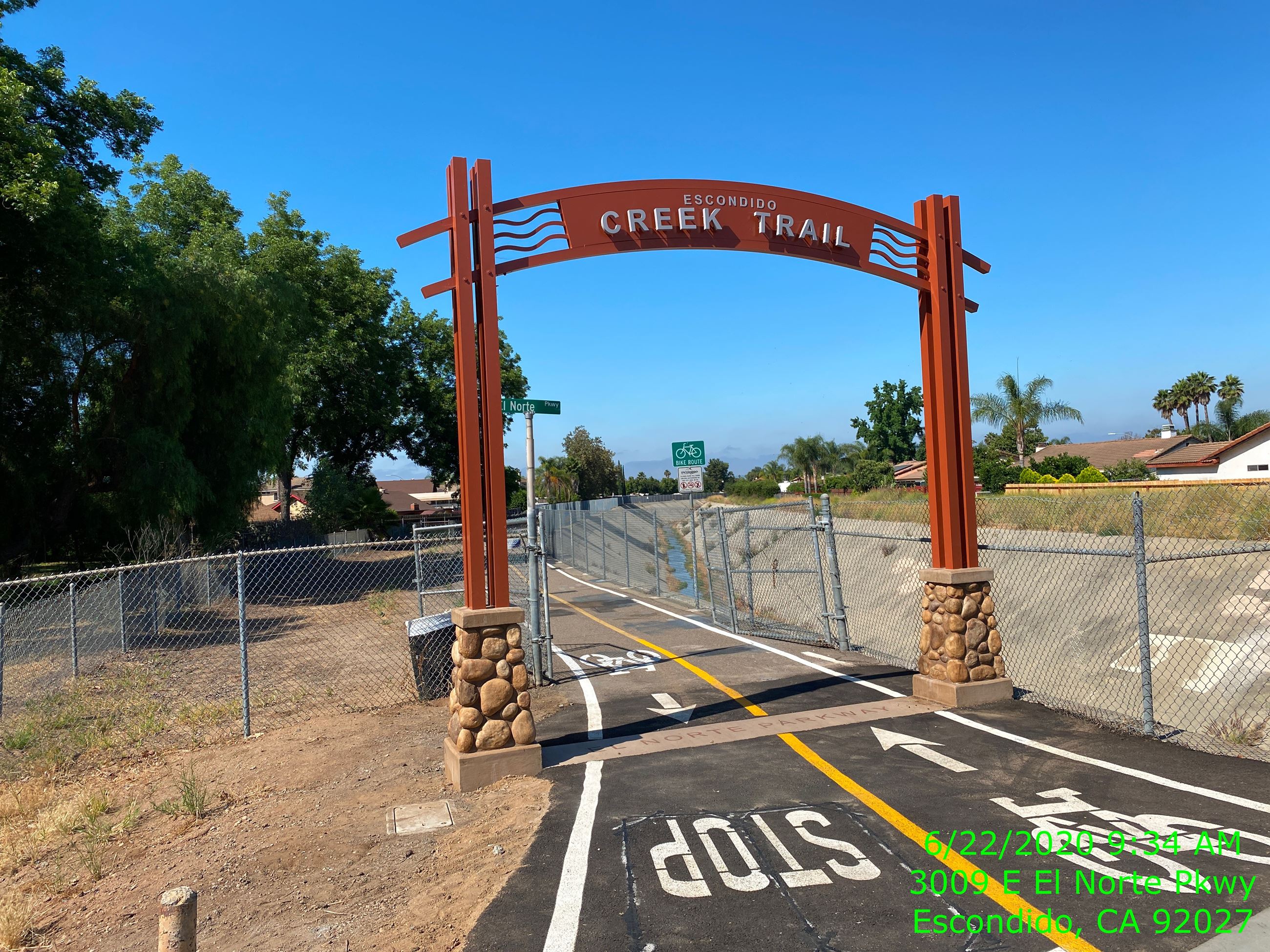 Creek Trail Entry